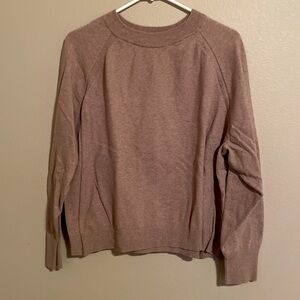 A New Day Mockneck Neutral Beige Sweater - XXL